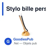 Stylo bille personnalisable avec logo - Modèle Nature - Miniature 3