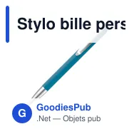 Stylo bille personnalisable en aluminium toucher doux avec logo - Modena - Miniature 2