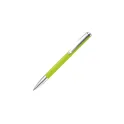 Variante Vert clair - Stylo bille personnalisable en aluminium toucher doux avec logo - Modena