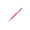 Variante Rose - Stylo bille personnalisable en aluminium toucher doux avec logo - Modena