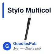 Stylo Multicolore Portemines: Tidio - Miniature 3
