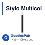 Stylo Multicolore Portemines: Tidio - Miniature 5
