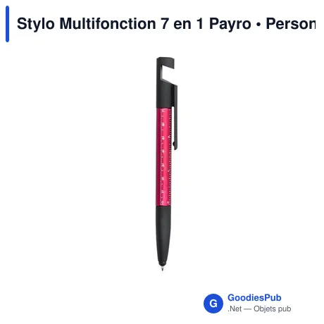 Stylo Multifonction 7 en 1 Payro