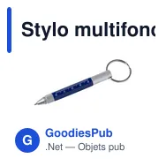 Stylo multifonction personnalisable avec logo - Lexi - Miniature 1