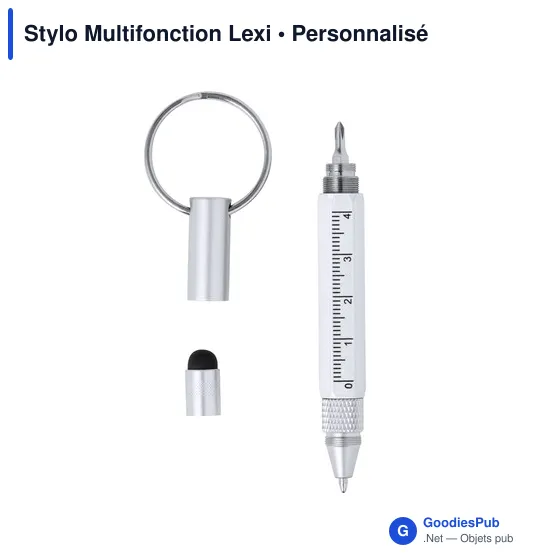Stylo multifonction personnalisable avec logo - Lexi - Image 12