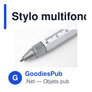Stylo multifonction personnalisable avec logo - Lexi - Miniature 7