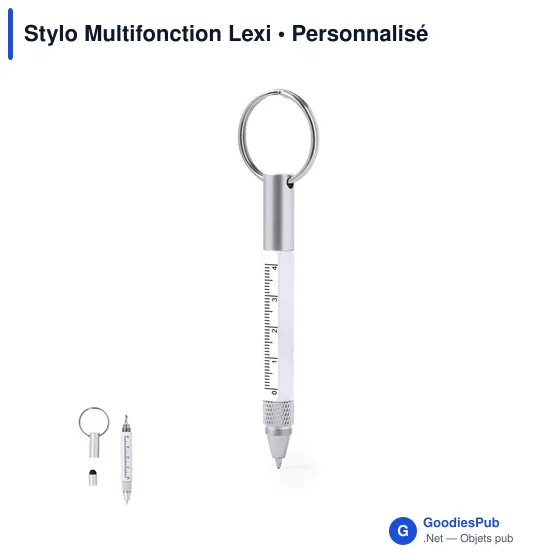 Stylo multifonction personnalisable avec logo - Lexi - Image 10