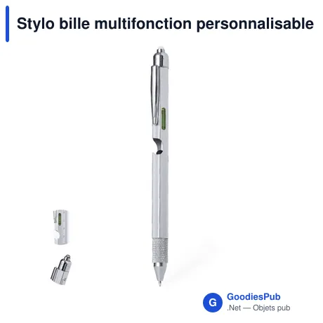 Stylo bille multifonction personnalisable avec logo