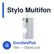 Stylo bille multifonction personnalisable avec logo - Miniature 5