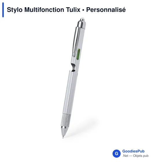 Stylo bille multifonction personnalisable avec logo - Image 6