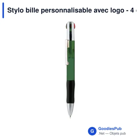 Stylo bille personnalisable avec logo - 4 en 1