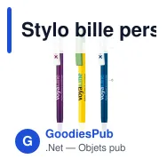 Stylo bille personnalisable en ABS couleurs combinées - Nash Combi - Miniature 1
