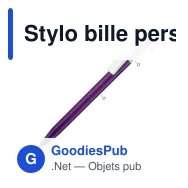 Stylo bille personnalisable en ABS couleurs combinées - Nash Combi - Miniature 2