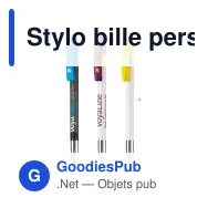 Stylo bille personnalisable en ABS et métal avec logo - Nash Combi - Miniature 1