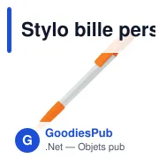 Stylo bille personnalisable en ABS opaque avec logo - Nash - Miniature 7