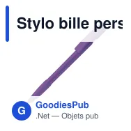Stylo bille personnalisable en ABS opaque avec logo - Nash - Miniature 9