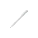 Variante Blanc / Blanc - Stylo bille personnalisable en ABS opaque avec logo - Nash
