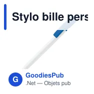 Stylo bille personnalisable en ABS opaque coloré avec logo - Nash - Miniature 11