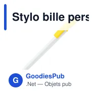 Stylo bille personnalisable en ABS opaque coloré avec logo - Nash - Miniature 3