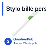 Stylo bille personnalisable en ABS opaque coloré avec logo - Nash - Miniature 4