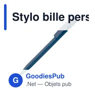 Stylo bille personnalisable en ABS opaque coloré avec logo - Nash - Miniature 5