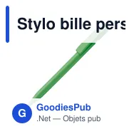 Stylo bille personnalisable en ABS opaque coloré avec logo - Nash - Miniature 6