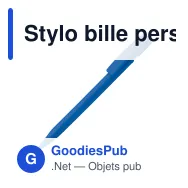 Stylo bille personnalisable en ABS opaque coloré avec logo - Nash - Miniature 7