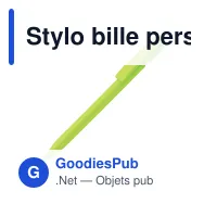 Stylo bille personnalisable en ABS opaque coloré avec logo - Nash - Miniature 8
