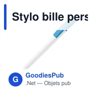 Stylo bille personnalisable en ABS opaque coloré avec logo - Nash - Miniature 10