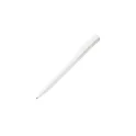 Variante Blanc / Blanc - Stylo bille personnalisable en ABS opaque coloré avec logo - Nash