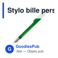 Stylo bille personnalisable en ABS transparent et métal - Nash - Miniature 6