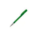 Variante Transparent vert - Stylo bille personnalisable en ABS transparent et métal - Nash