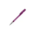 Variante Transparent Pourple - Stylo bille personnalisable en ABS transparent et métal - Nash
