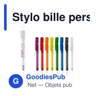 Stylo bille personnalisable en ABS translucide avec logo - Nash - Miniature 1
