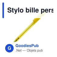 Stylo bille personnalisable en ABS translucide avec logo - Nash - Miniature 4