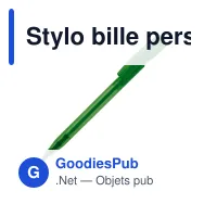 Stylo bille personnalisable en ABS translucide avec logo - Nash - Miniature 7