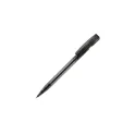 Variante Transparent Noir - Stylo bille personnalisable en ABS translucide avec logo - Nash