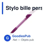 Stylo bille personnalisable en ABS transparent avec logo - Nash - Miniature 3