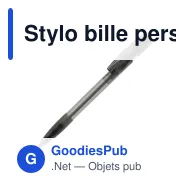 Stylo bille personnalisable en ABS transparent avec logo - Nash - Miniature 5