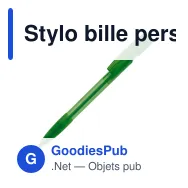 Stylo bille personnalisable en ABS transparent avec logo - Nash - Miniature 9