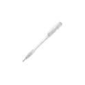 Variante Transparent Blanc - Stylo bille personnalisable en ABS transparent avec logo - Nash