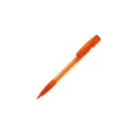Variante Transparent Orange - Stylo bille personnalisable en ABS transparent avec logo - Nash