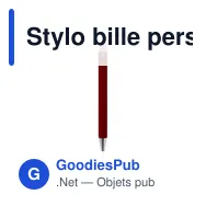 Stylo bille personnalisable en aluminium recyclé avec logo - Stylo Neglyr - Miniature 4