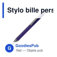 Stylo bille personnalisable en aluminium toucher doux avec logo - New York - Miniature 4