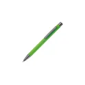 Variante Vert clair - Stylo bille personnalisable en aluminium toucher doux avec logo - New York