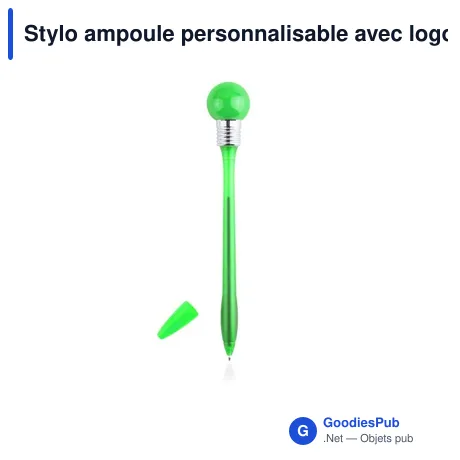 Stylo ampoule personnalisable avec logo - Stylo Nicky
