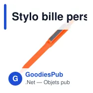 Stylo bille personnalisable soft touch en ABS recyclé avec logo - Ozzy - Miniature 2