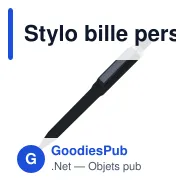 Stylo bille personnalisable soft touch en ABS recyclé avec logo - Ozzy - Miniature 4