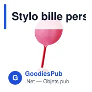Stylo bille personnalisable avec logo pour entreprises - Paipai - Miniature 6