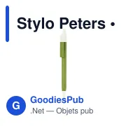 Stylo Peters - Miniature 1
